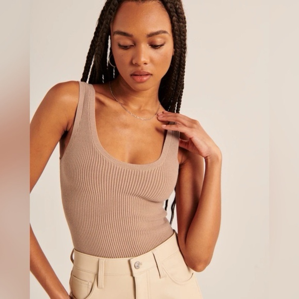 Abercrombie Ottoman Scoopneck Bodysuit